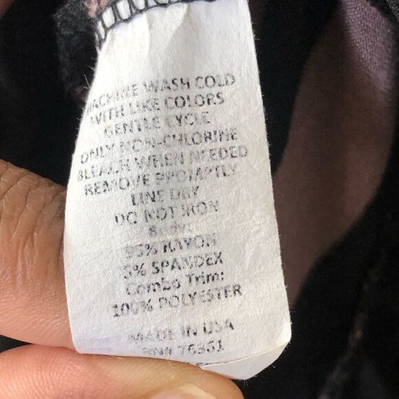 Striped Black and Pink Dress - Picture 7 of 9